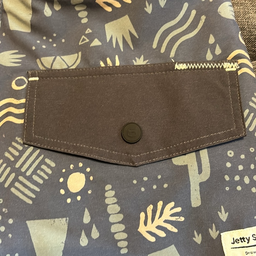 Jerry Supply Co Men’s Mollusk Swim Boardshort Size 28 - Picture 5 of 8